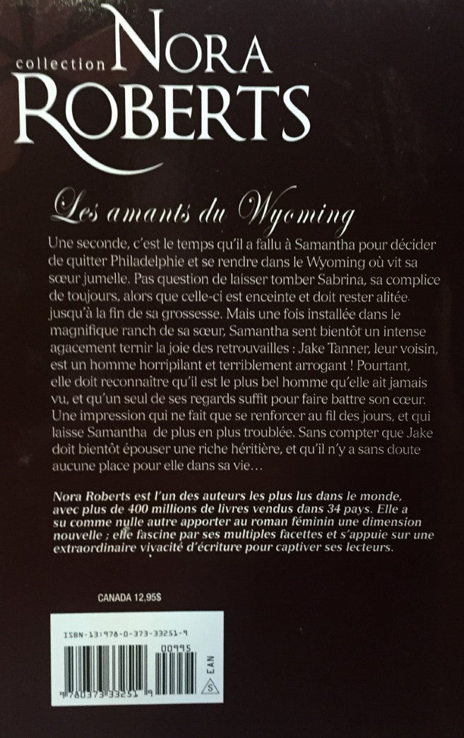 Livre Les amants du Wyoming - Nora Roberts (Livre d'occasion) - ISBN 0373332513