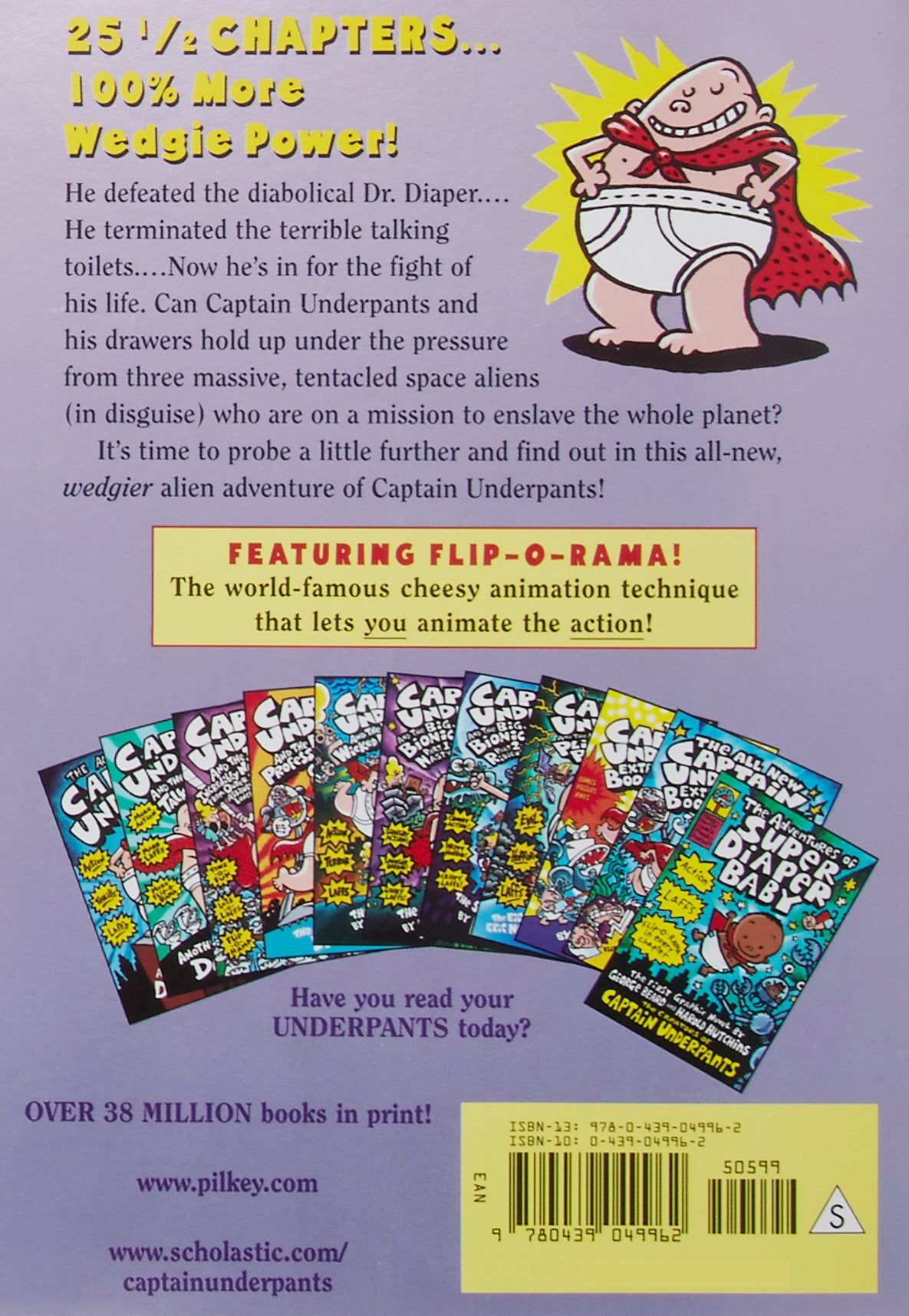 Captain Underpants # 3 : ...and the Invasion of the Incredibly Naughty Cafeteria Ladies from Outer Space: The Third Epic Novel (Dav Pilkey)