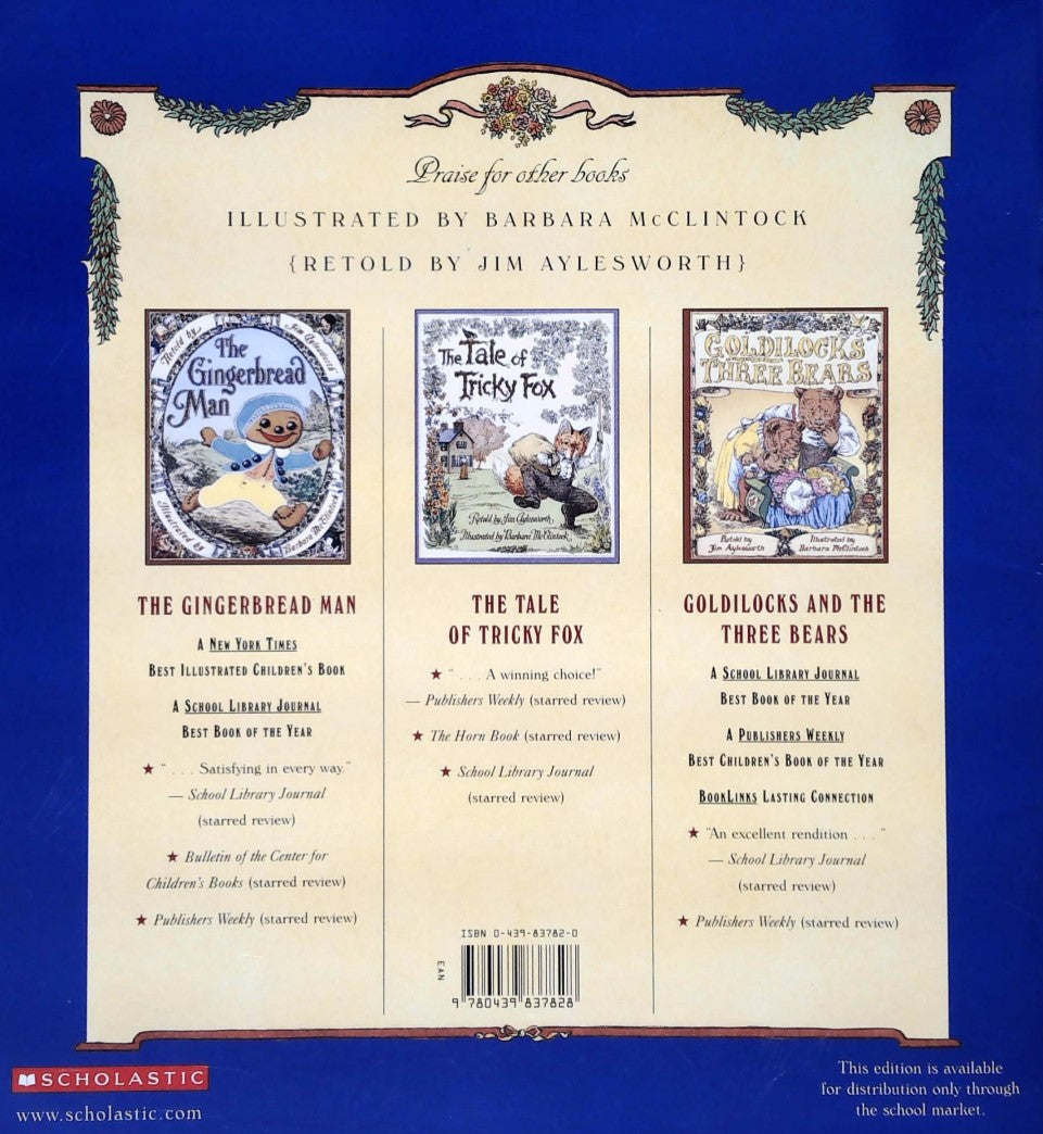 Livre Cinderella - Barbara McClintock (Livre d'occasion) - ISBN 0439837820