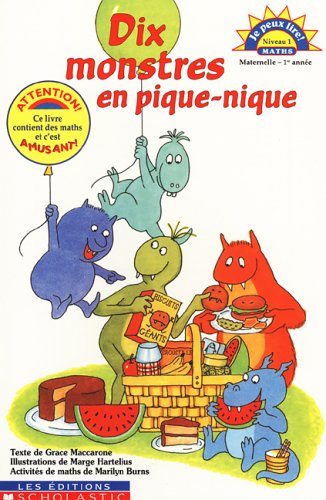 Je peux lire! (Niveau 1) : Dix monstres en pique-nique