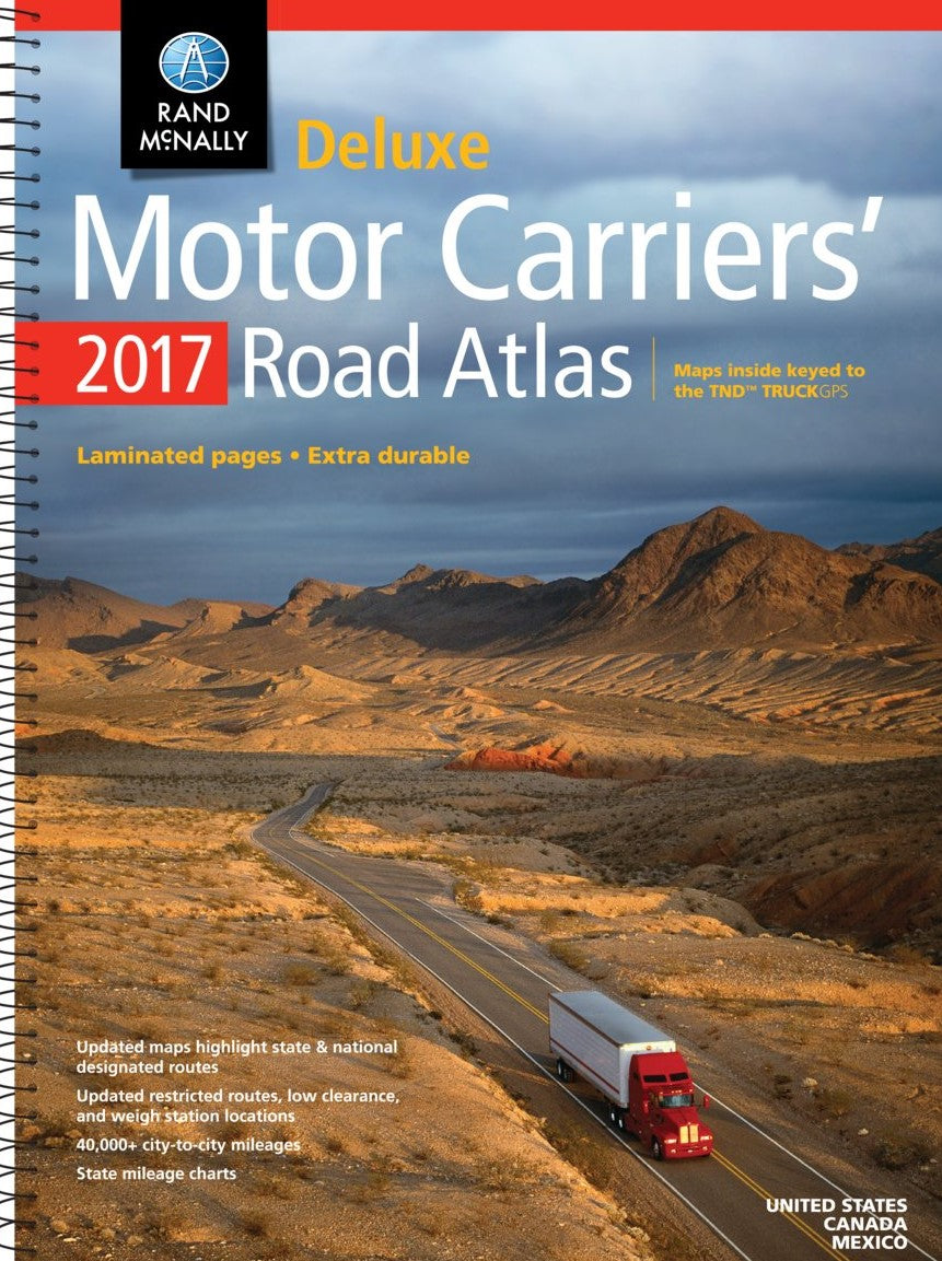 Livre Deluxe Motor Carriers' Road Atlas 2017 (Livre d'occasion) - ISBN 0528015729