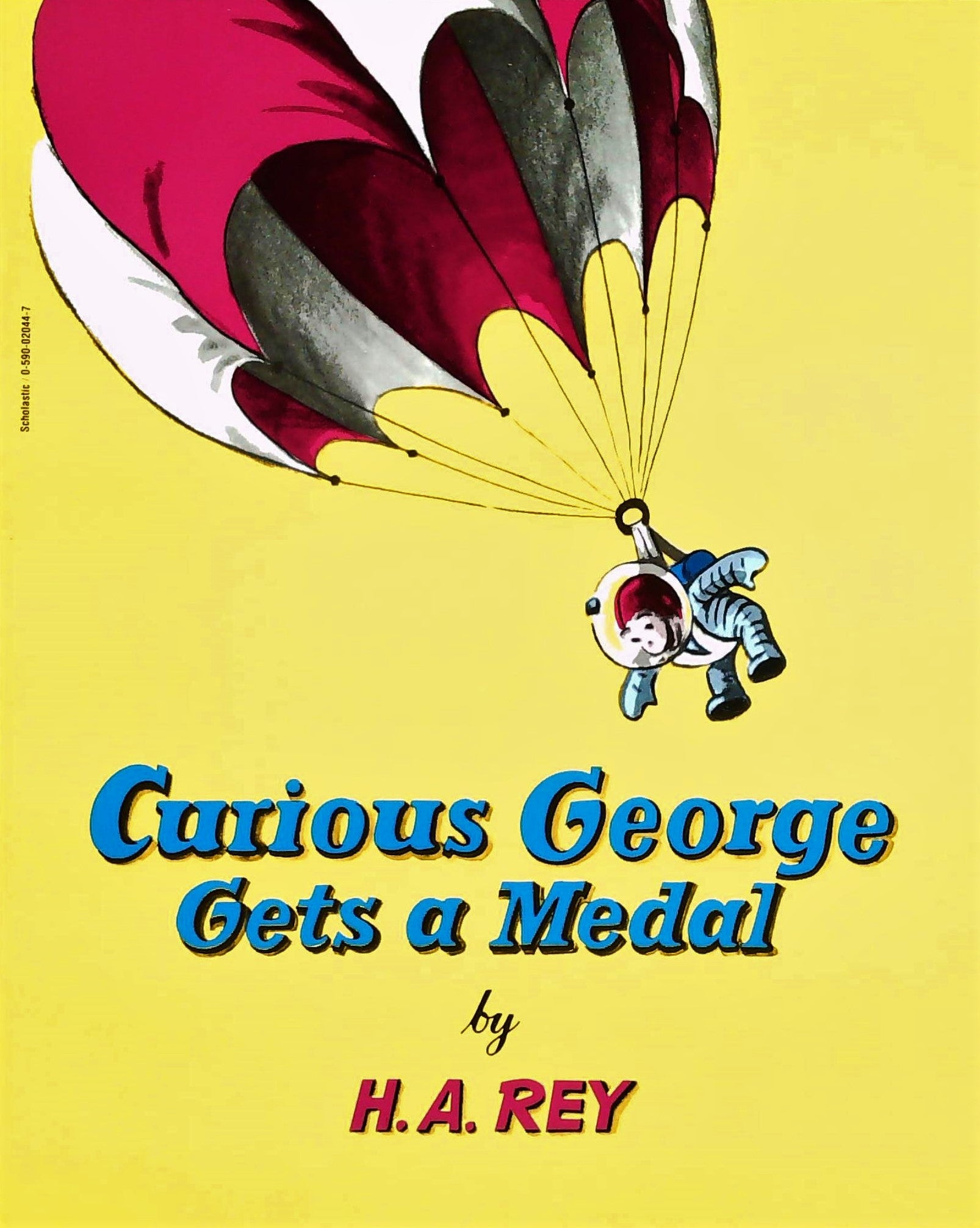 Livre Curious George Gets a Medal - H.A. Rey (Livre neuf) - ISBN 0590020447