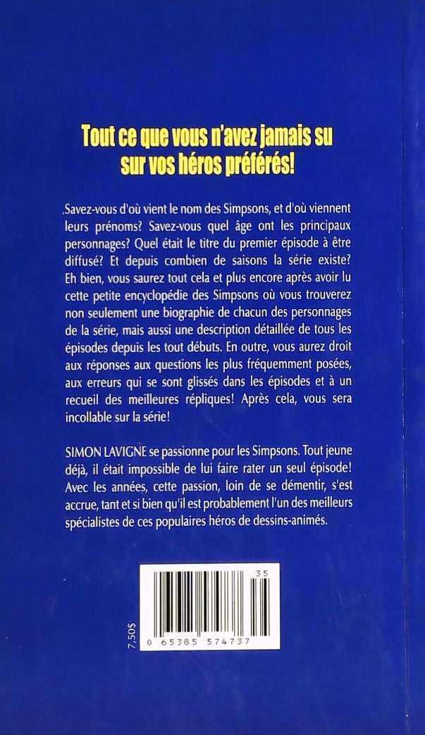 Les Simpsons : La (petite) encyclopédie (Simon Lavigne)