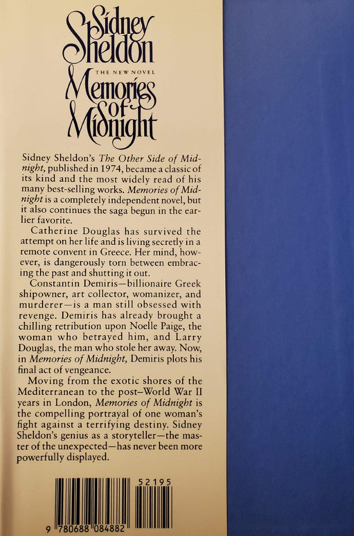 Livre Memories of Midnight - Sidney Sheldon (Livre d'occasion) - ISBN 0688084885