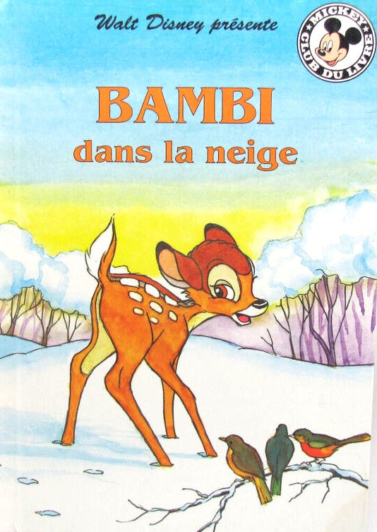 Club du livre Mickey : Bambi dans la neige - Disney