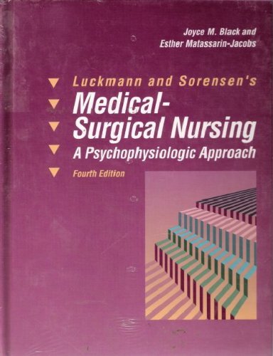 Livre Luckmann and Sorensen's Medical-Surgical Nursing: A Psychophysiologic Approach (Livre d'occ...