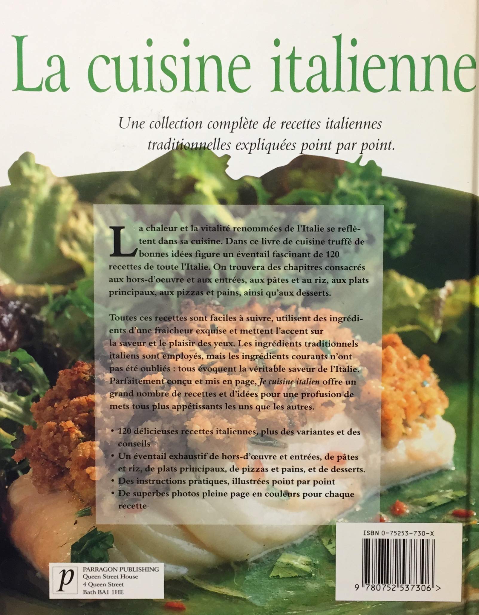 Livre Je cuisine italien - Penny Stephens (Livre d'occasion) - ISBN 075253730X