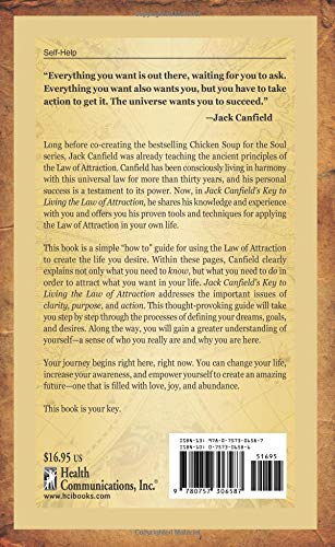 Livre Jack Canfield's Key to Living the Law of Attraction: A Simple Guide to Creating the Life of...
