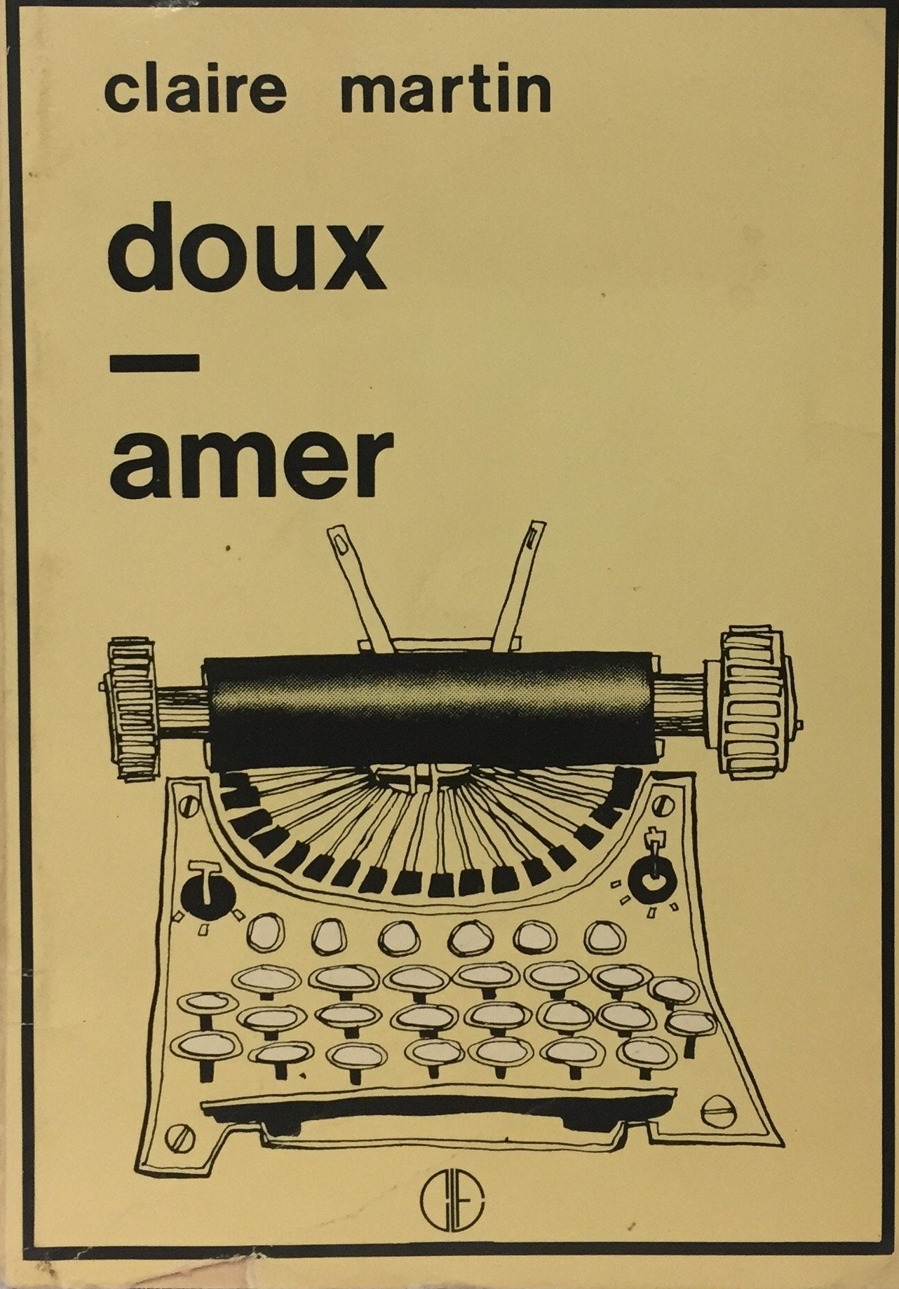 Livre Doux amer - Claire Martin (Livre d'occasion) - ISBN 0775300764