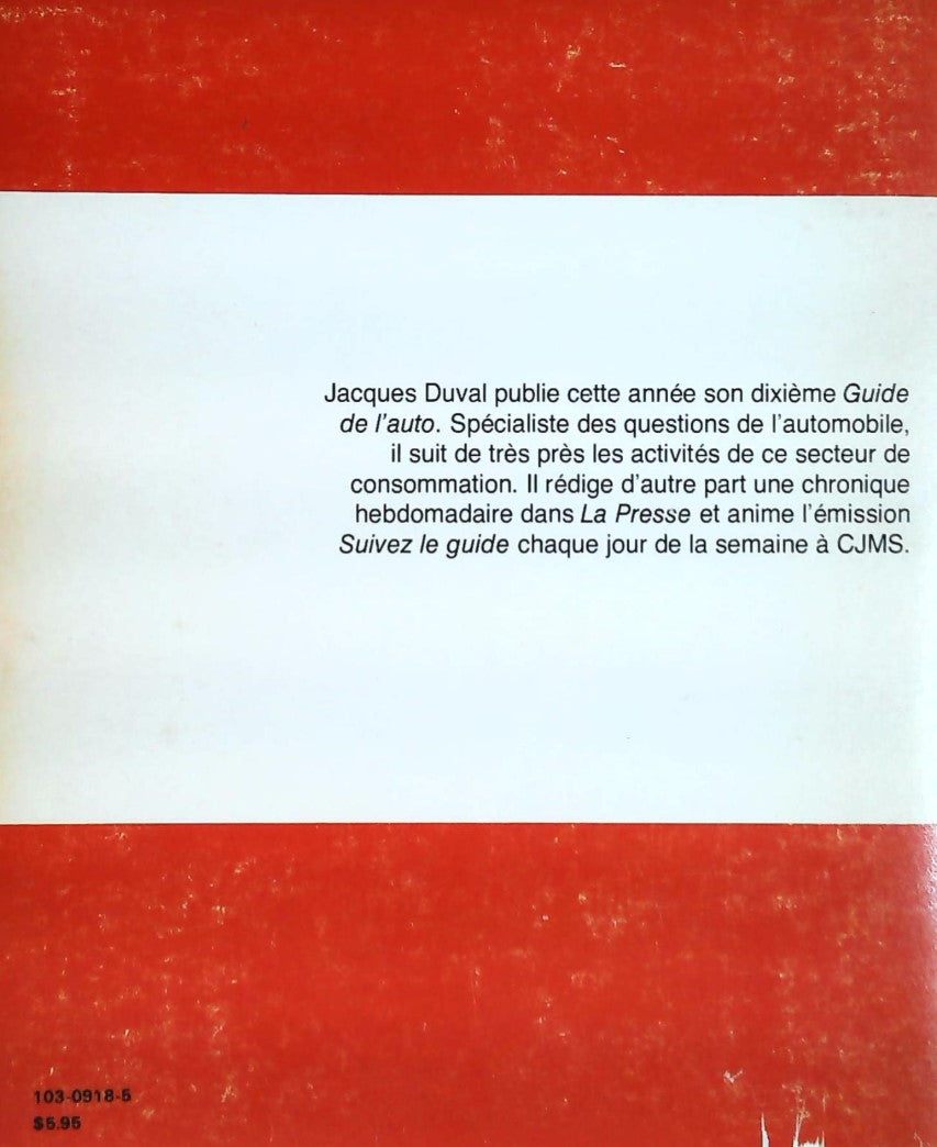 Le guide de l'auto 76 (Jacques Duval)
