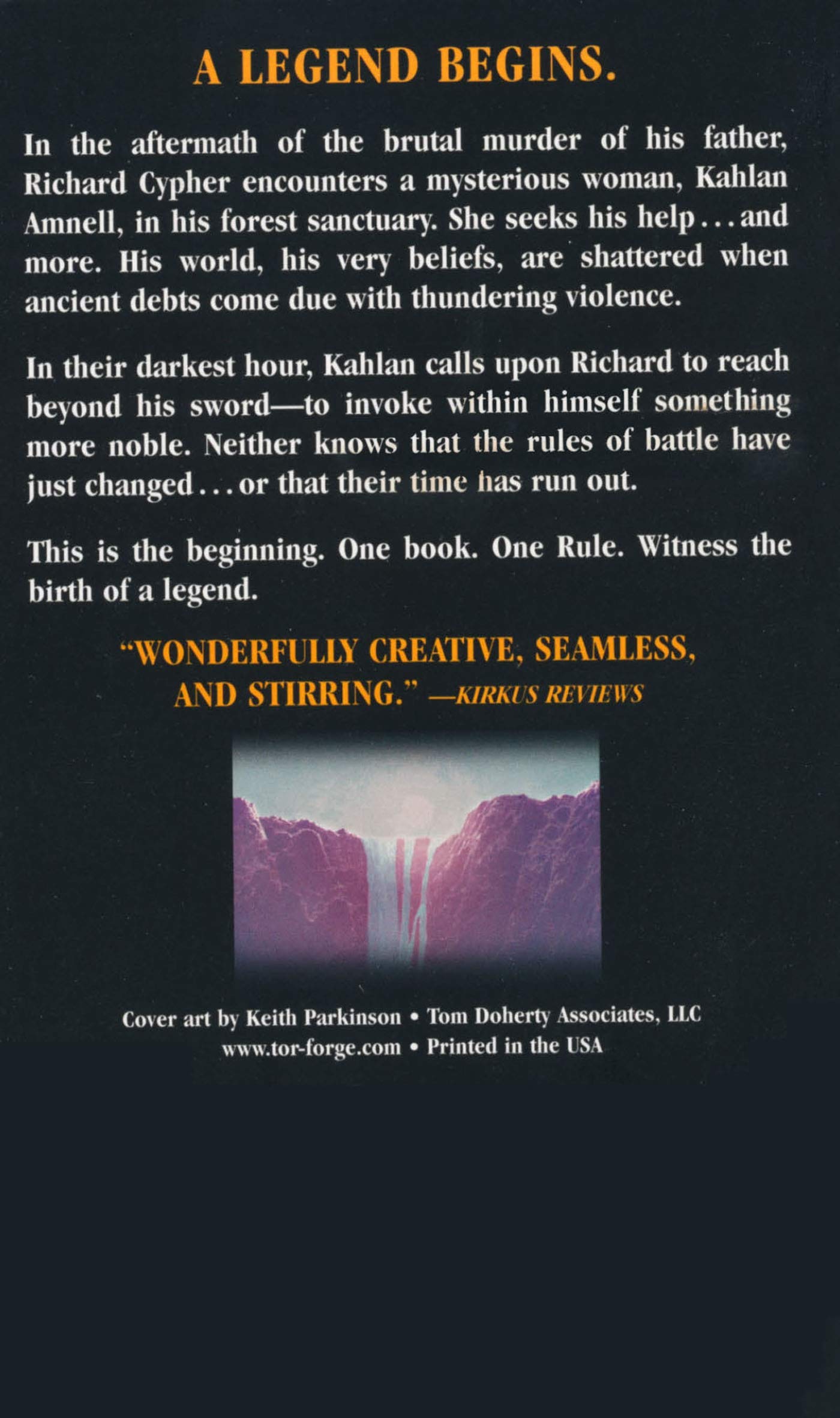 Livre Wizard's First Rule - Terry Goodkind (Livre d'occasion) - ISBN 0812548051