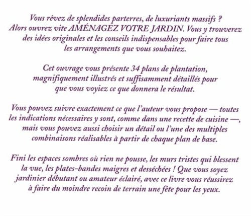 Livre Aménagez votre jardin : Le grand livre des massifs, bordures, parterres, pergolas, patios, ...