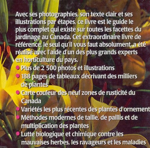 Nouveau guide illustré du jardinage au Canada
