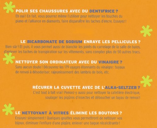 Livre Produits ordinaires, usages extraordinaires : 205 produits courants : 2000 façons de gagner...