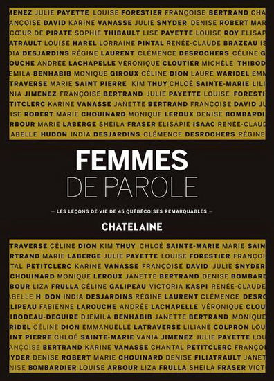 Livre Femmes de parole : Les leçons de vie de 45 québécoises remarquables - Collectif (Livre d'oc...