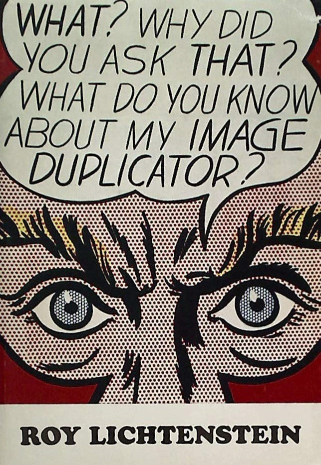 Livre Roy Lichtenstein (Livre d'occasion) - ISBN 0892071095