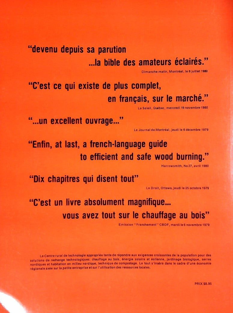 Livre Manuel de chauffage au bois (4e édition) - Gary O'Connor (Livre d'occasion) - ISBN 0920694578