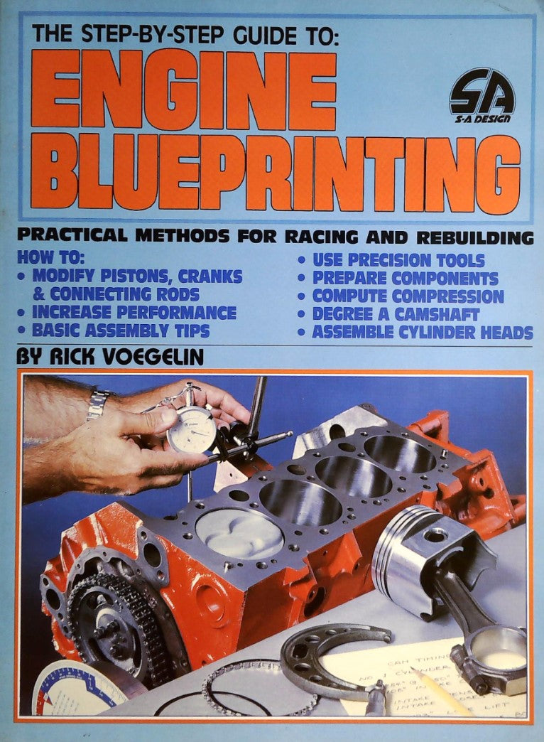 Livre Engine Blueprinting - Rick Voegelin (Livre d'occasion) - ISBN 0931472210