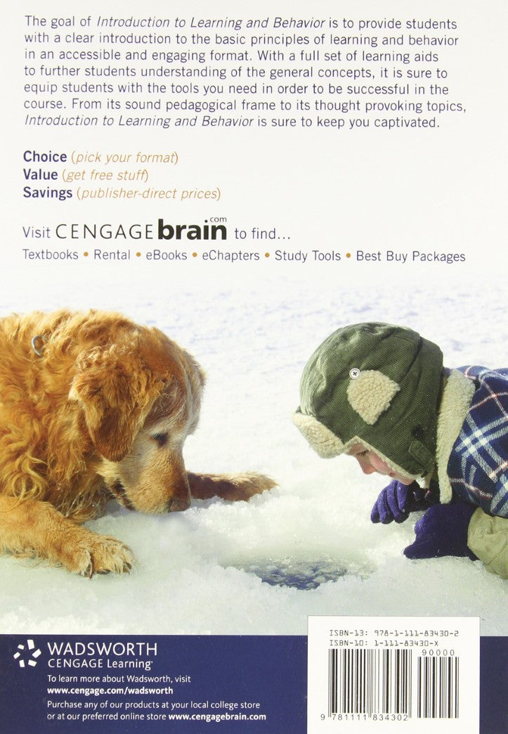 Livre Introduction to Learning and Behavior - Russell A. Powell (Livre d'occasion) - ISBN 111183430X