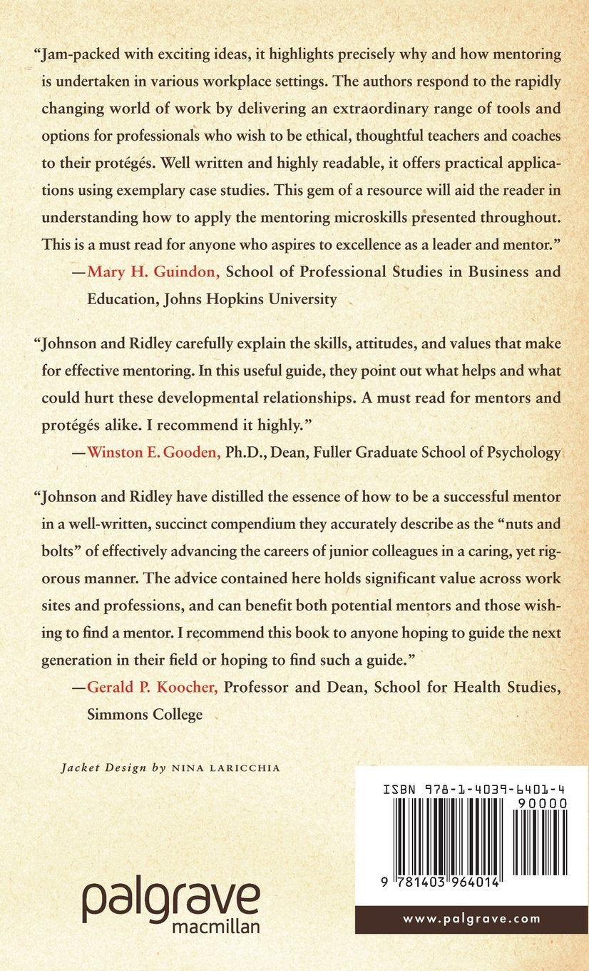 Livre The Elements of Mentoring - W. Brad Johnson (Livre d'occasion) - ISBN 1403964017