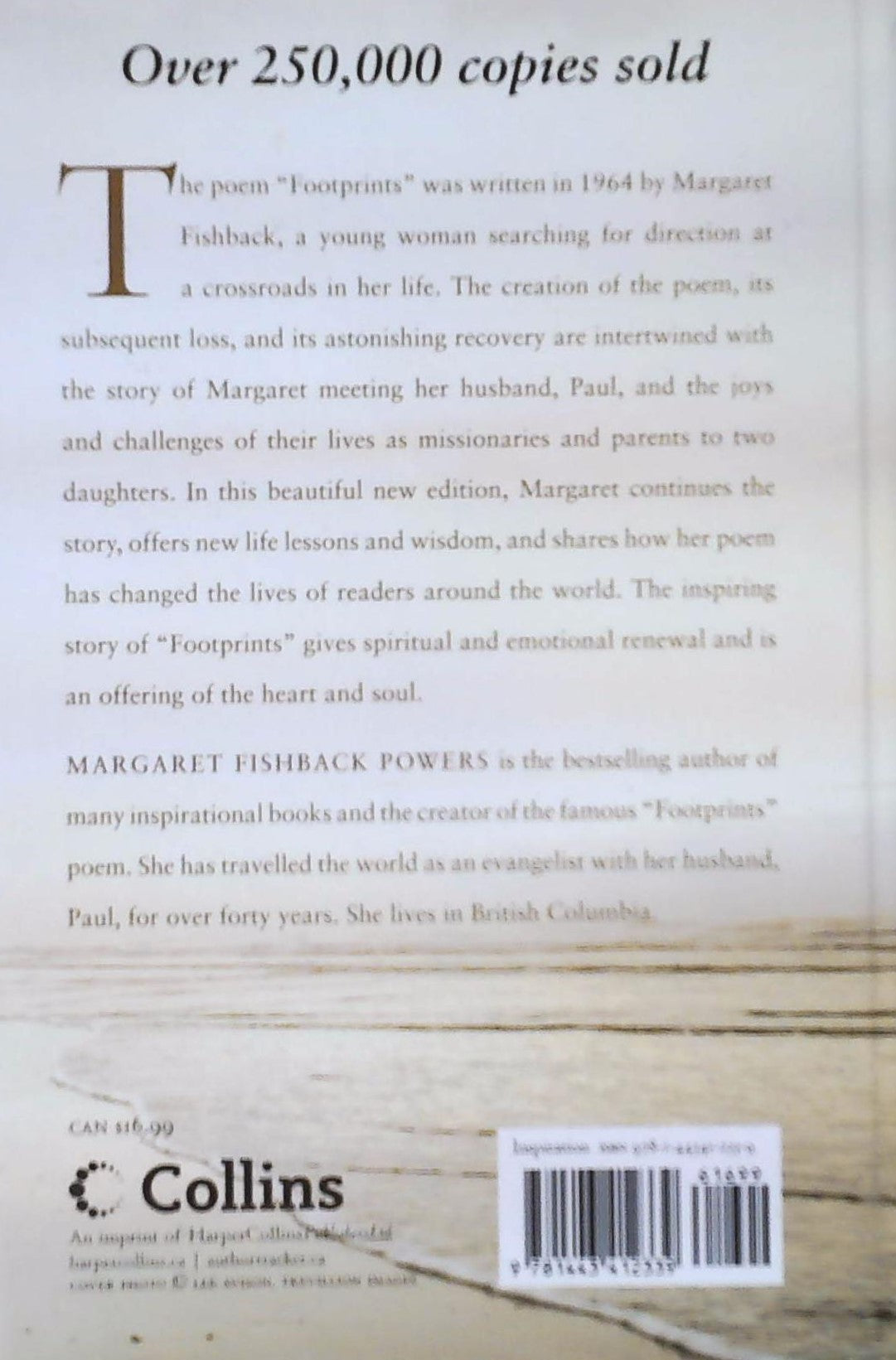 Livre Footprints: The True Story Behind The Poem (Revised Edition) - Margaret Fishback Powers (Li...