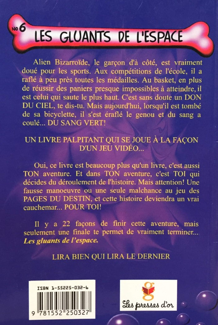 Livre Les gluants de l'espace - Richard Petit (Livre d'occasion) - ISBN 1552250326