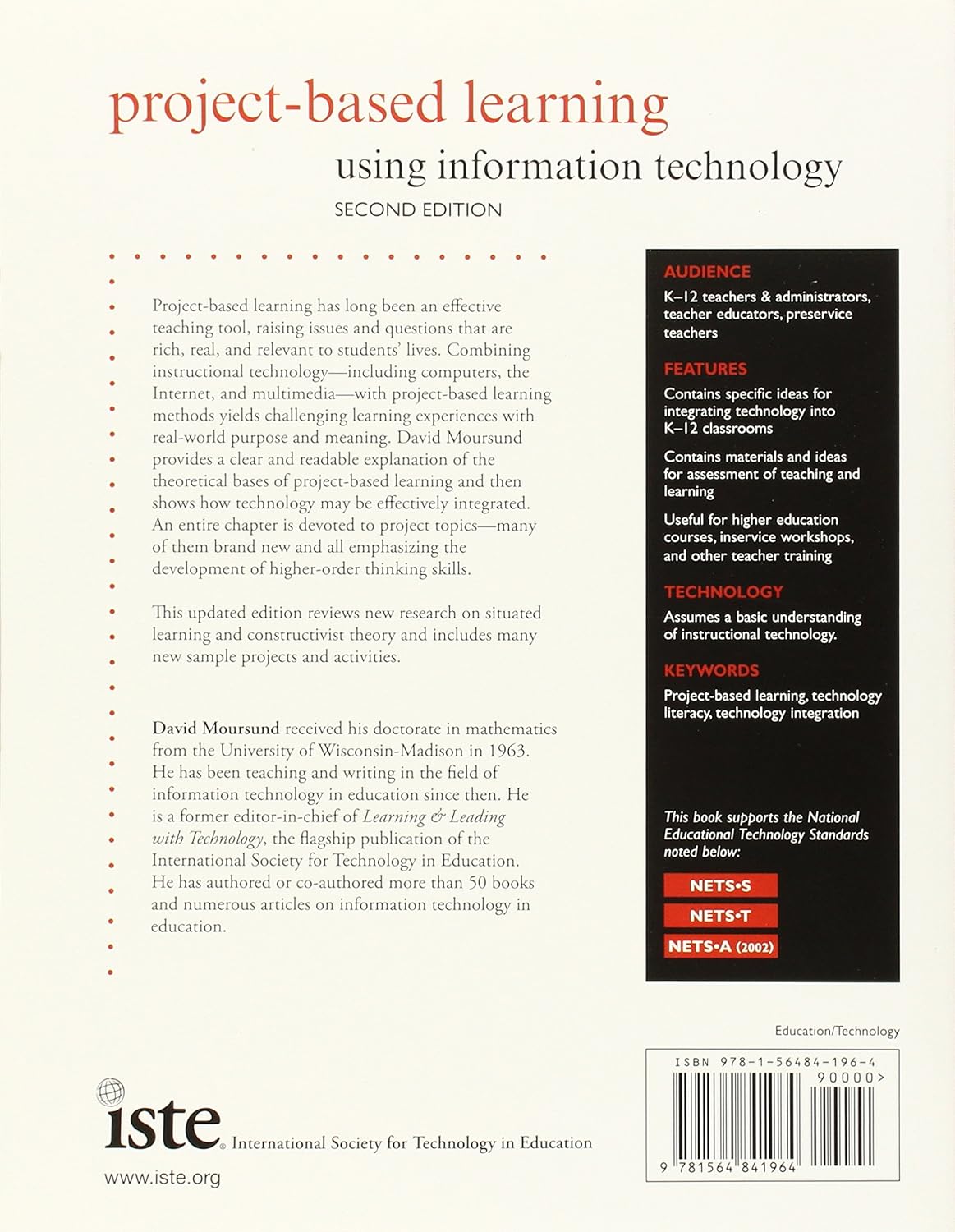 Livre Project-Based Learning : Using Information Technology - David Moursund (Livre d'occasion) -...