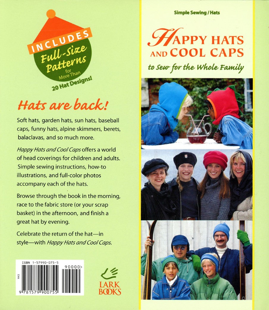 Livre Happy Hats and Cool Caps to Sew for the Whole Family - Anne-MetteHermansen (Livre d'occasio...