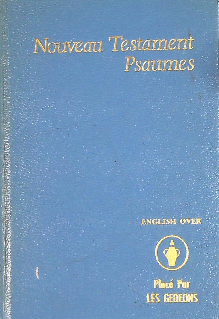 Livre Nouveau Testament - Psaumes - New Testament - Psalms (Bilingue) Bleu Clair - Collectif (Liv...