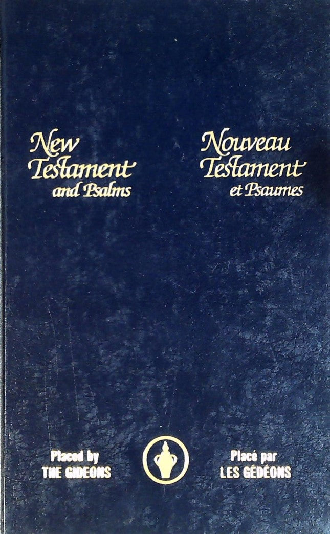 Livre Nouveau Testament et Psaumes - New Testament and Psalms (Bilingue) Bleu Marin - Collectif (...