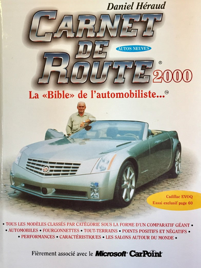 Livre ISBN 1895100038 Carnet de route : Carnet de route 2000 (Daniel Héraud)