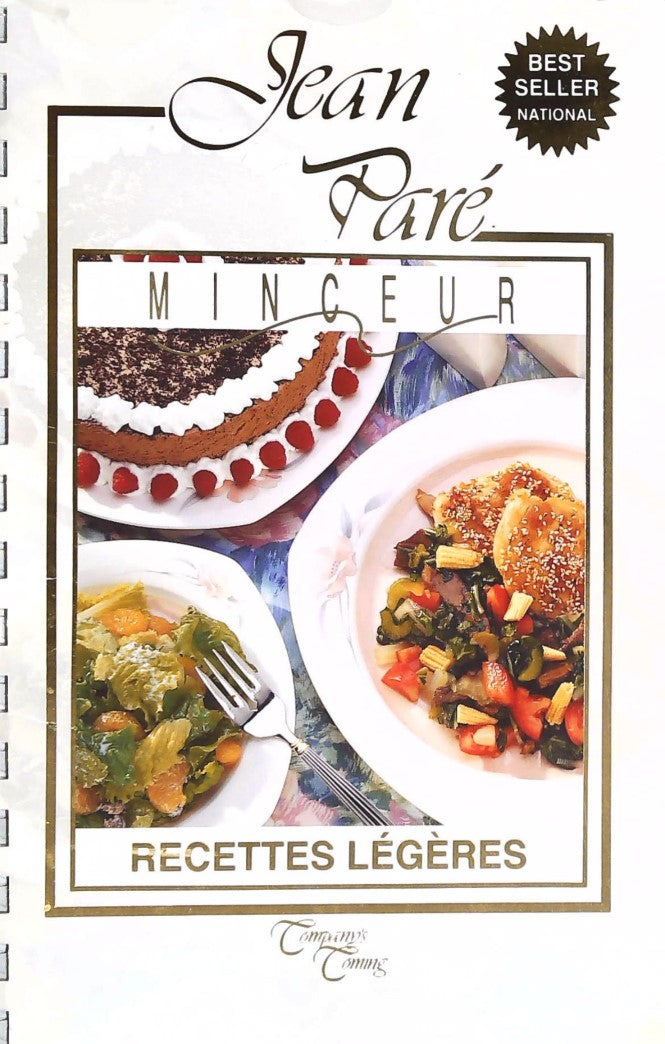 Livre Recettes Légères - Jean Paré (Livre d'occasion) - ISBN 1895455146