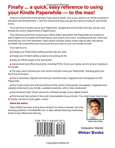 Livre Paperwhite Users Manual: The Ultimate Kindle Paperwhite Guide to Getting Started, Advanced ...