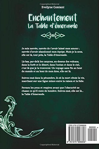Livre Enchantement : La table d'émeraude - Evelyne Contant (Livre d'occasion) - ISBN 1975998804