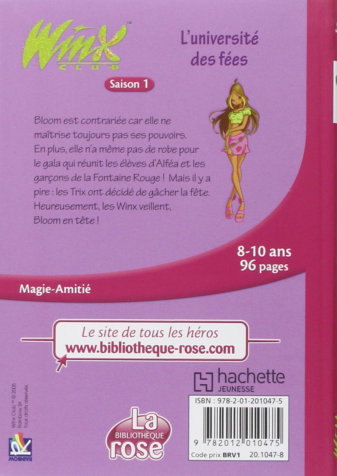 Livre L'université des fées (Livre d'occasion) - ISBN 2012010474