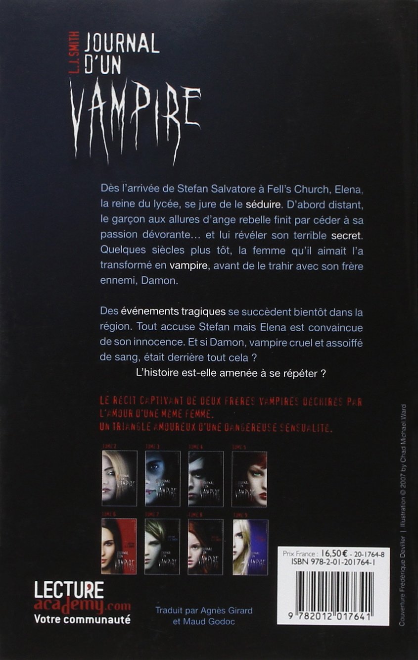 Livre Journal d'un vampire - L.J. Smith (Livre d'occasion) - ISBN 2012017649