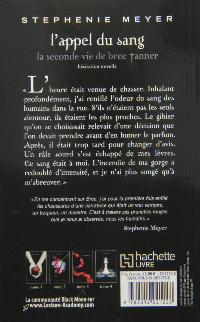 L'appel du sang : la seconde vie de Bree Tanner (Version Canada) (Stephenie Meyer)