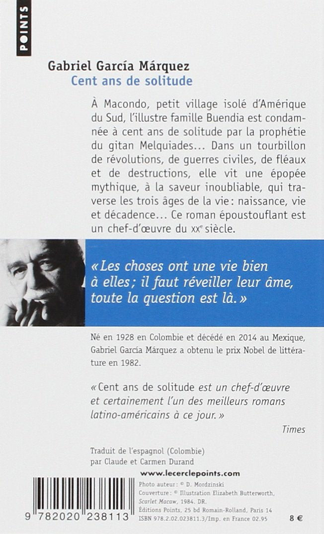 Livre Cent ans de solitude - Gabriel Garcia Marquez (Livre d'occasion) - ISBN 202023811X