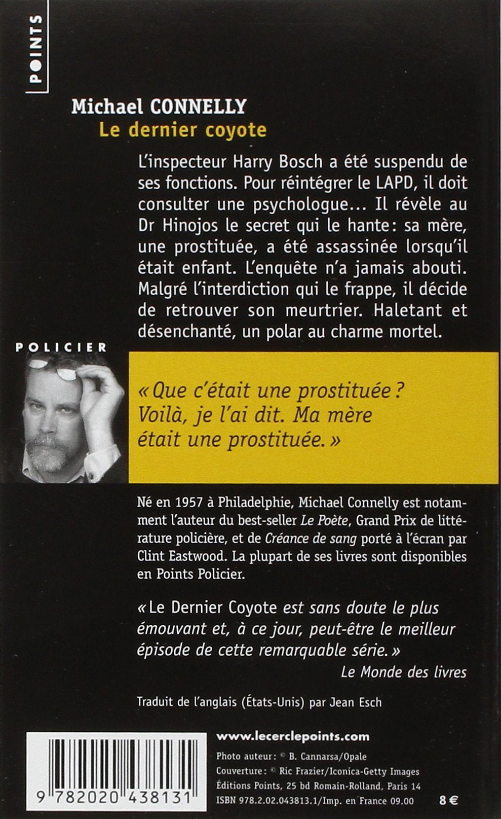 Livre Le dernier coyote : une enquête de l'inspecteur Harry Bosch - Michael Connelly (Livre d'occ...