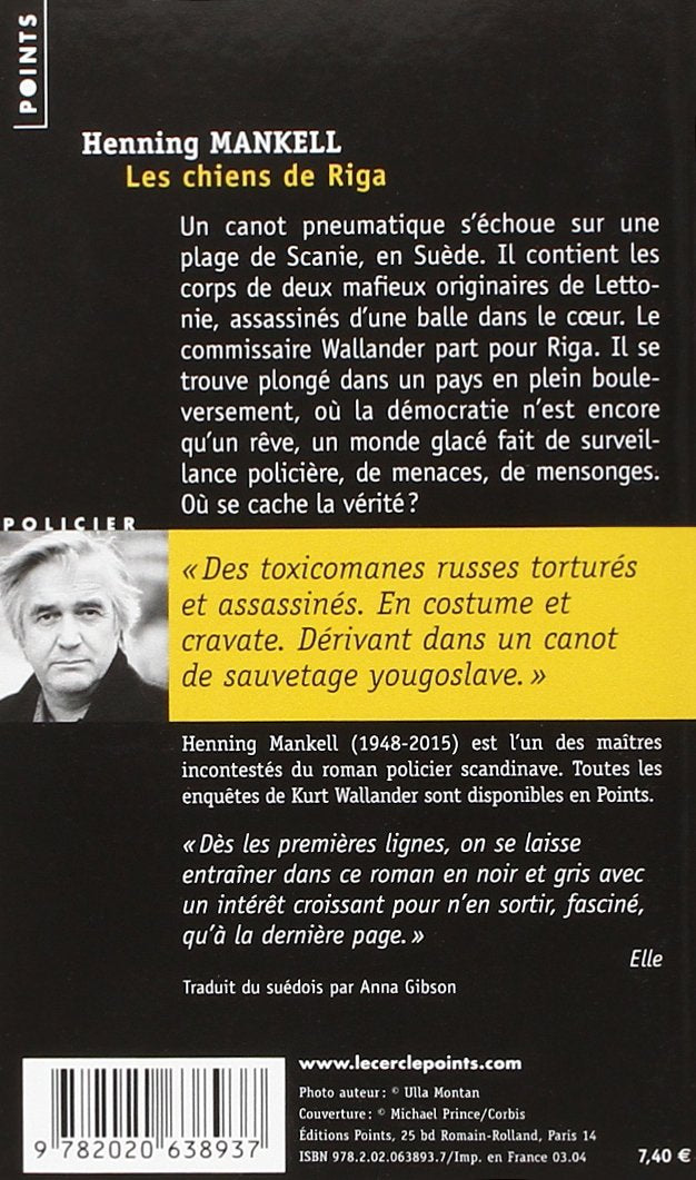 Livre Les chiens de Riga : une enquête de Wallander - Henning Mankell (Livre d'occasion) - ISBN 2...