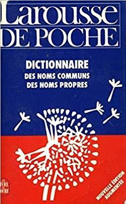 Livre Larousse de poche : dictionnaire des noms communs, des noms propres, précis de grammaire 19...