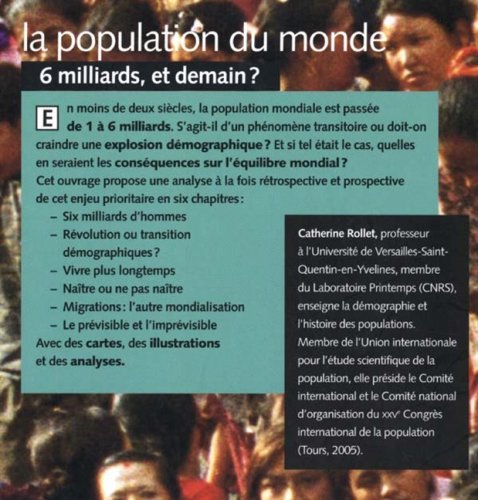 Livre La population du monde : 6 Milliards, et demain? (Livre d'occasion) - ISBN 2035751268