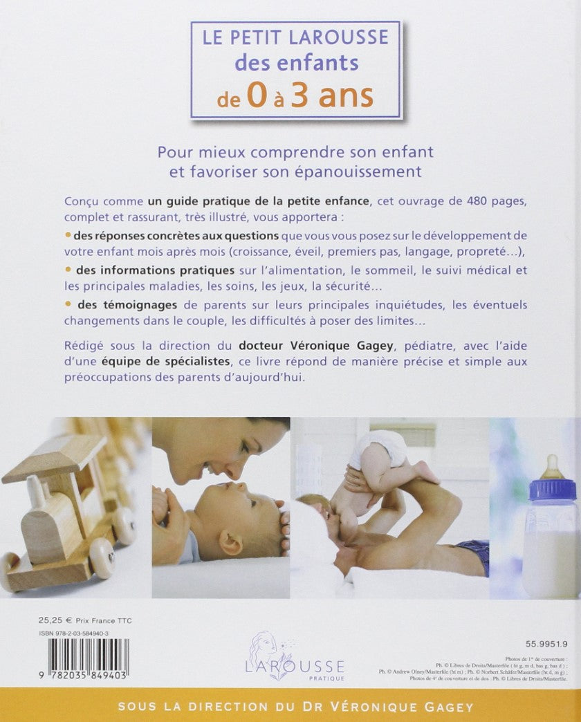 Livre Le petit Larousse des enfants de 0 à 3 ans - Collectif (Livre d'occasion) - ISBN 2035849403