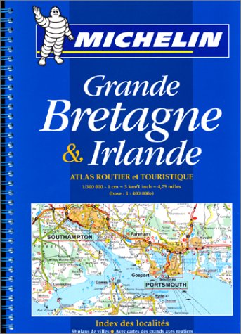 Livre Atlas routier et touristique de la Grande Bretagne et de l'Irlande - Michelin (Livre d'occa...