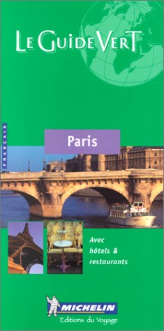 Livre Le guide vert : Paris - Michelin (Livre d'occasion) - ISBN 2060352053