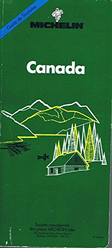 Livre Canada - Michelin (Livre d'occasion) - ISBN 2067005162