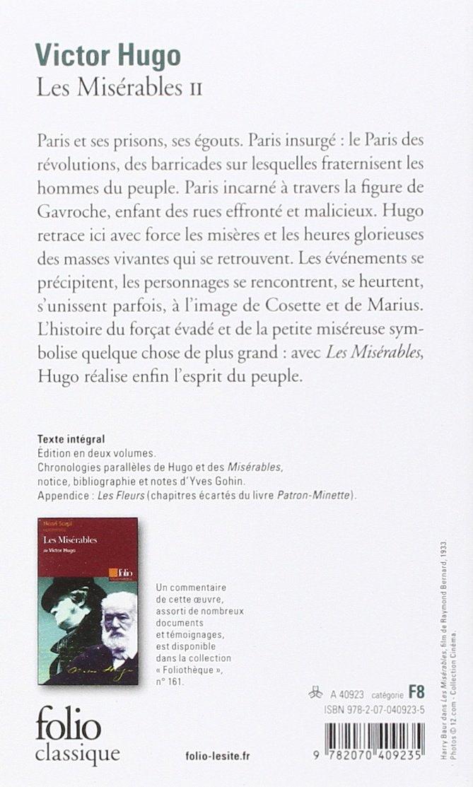 Livre Les Misérables - Victor Hugo (Livre d'occasion) - ISBN 2070409236