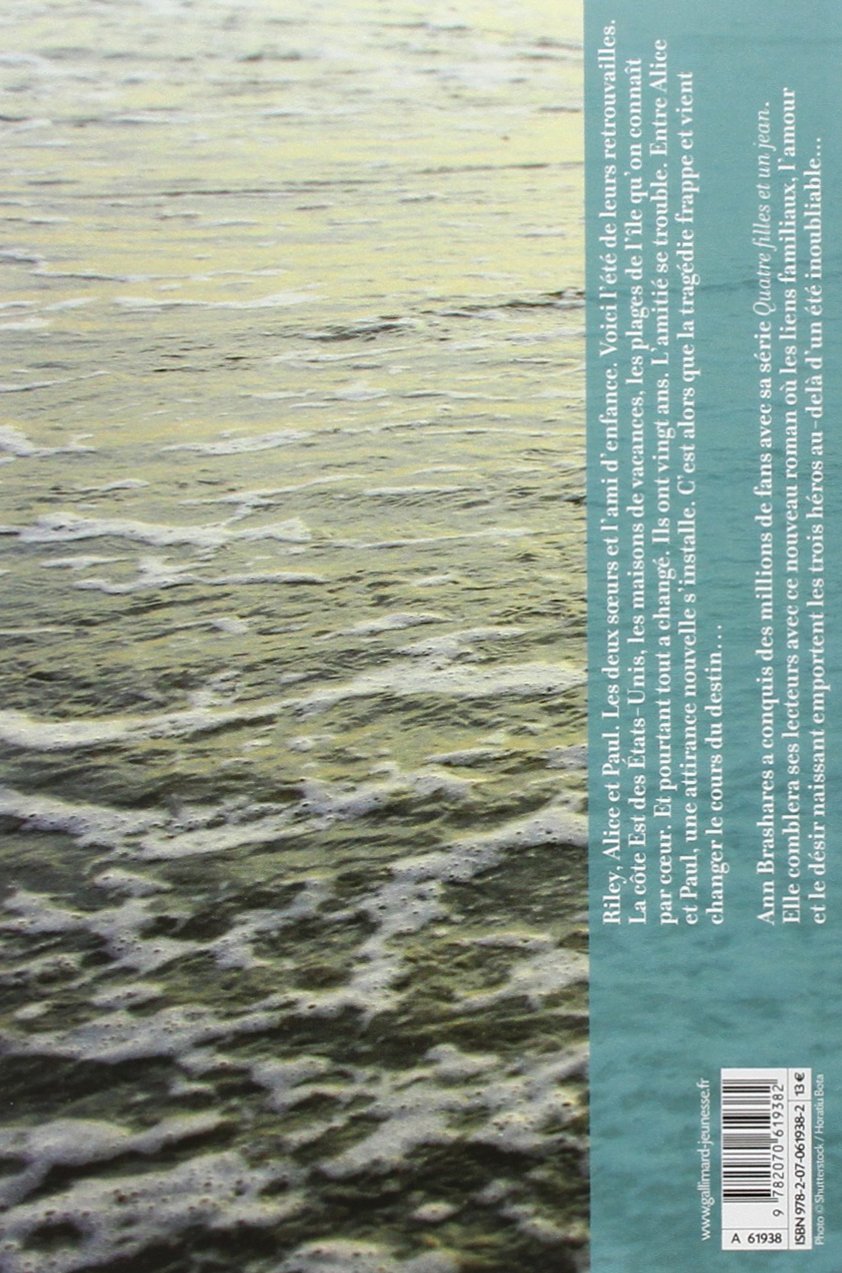 Livre Toi et moi à jamais - Ann Brashares (Livre d'occasion) - ISBN 2070619389