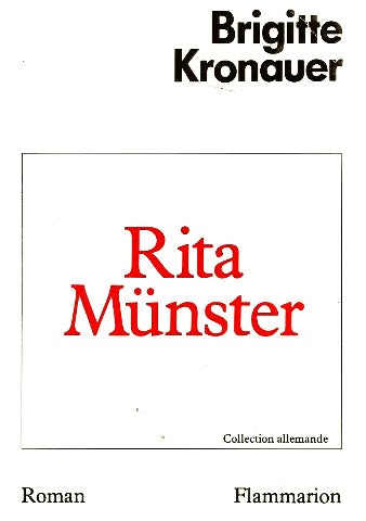 Livre Rita Münster - Brigitte Kronauer (Livre d'occasion) - ISBN 208064923X