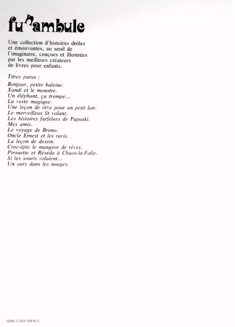 Livre Un ours dans les nuages - Carme Solé Vendrell (Livre d'occasion) - ISBN 2203109165